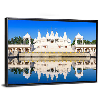Ornate White Hindu Temple, Atlanta Wall Art