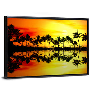 Tropical Palm Beach Wall Art