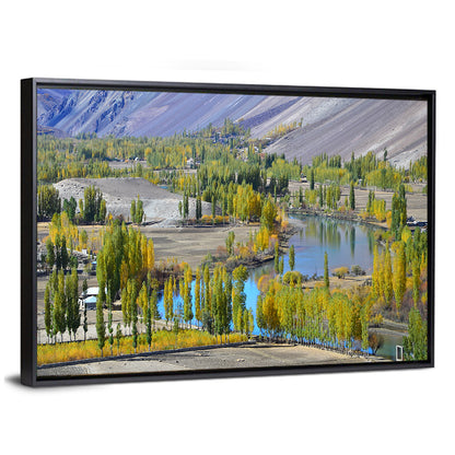 Autumn Valley, Northern Pakistan Wall Art