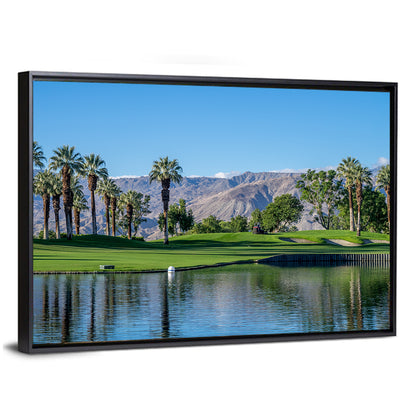 Palm Desert Golf Course with Lake Wall Art