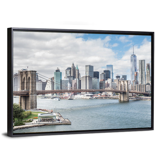 Brooklyn Bridge & Manhattan Skyline Wall Art