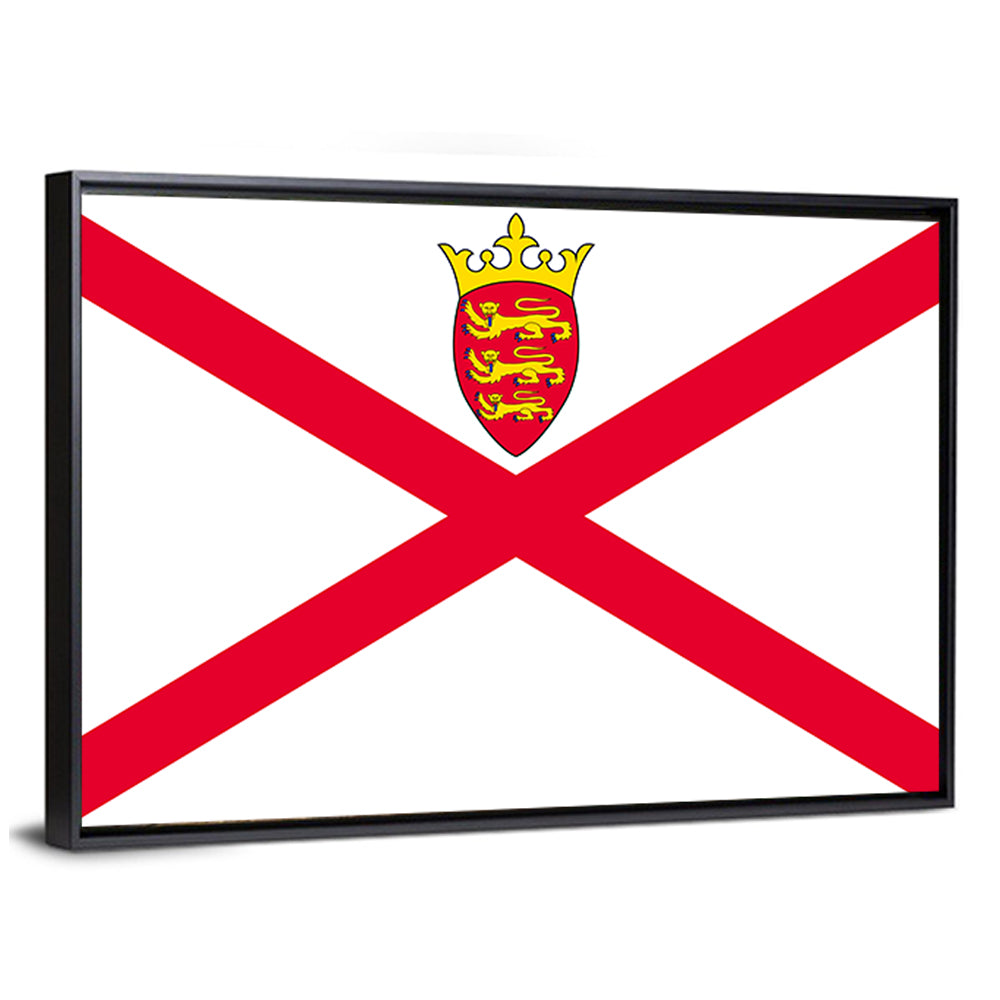 Flag of Jersey Wall Art