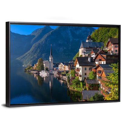 Hallstatt Lakeside Reflections Wall Art