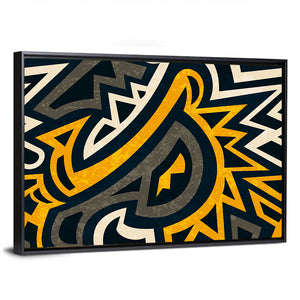 African Geometric Pattern Wall Art