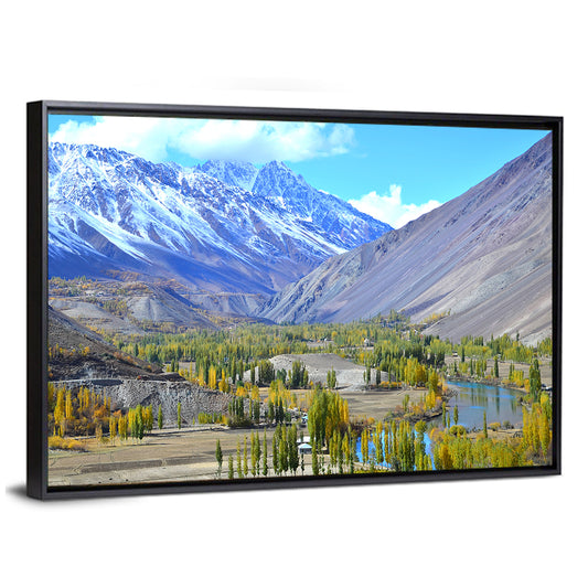 Northern Pakistan Autumn Valley Wall Art