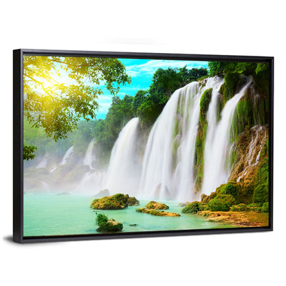 Sunlit Ban Gioc Waterfall Wall Art