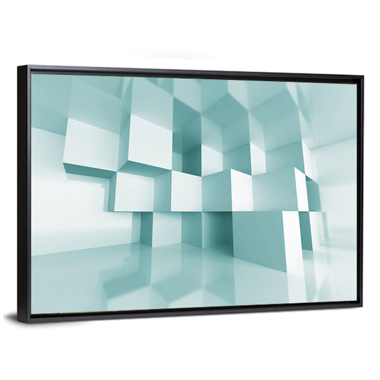 Architectural Cube Perspective Wall Art