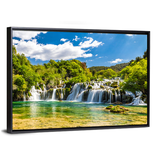 Skradinski Buk Cascading Waterfall Wall Art