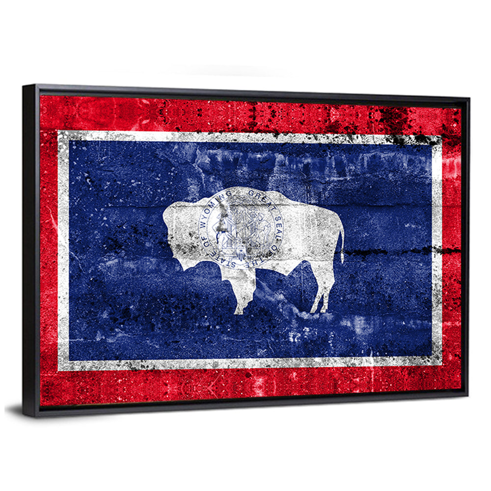 Wyoming State Flag Wall Art