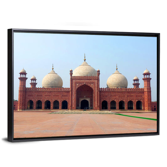 Badshahi Mosque Front View Wall Art