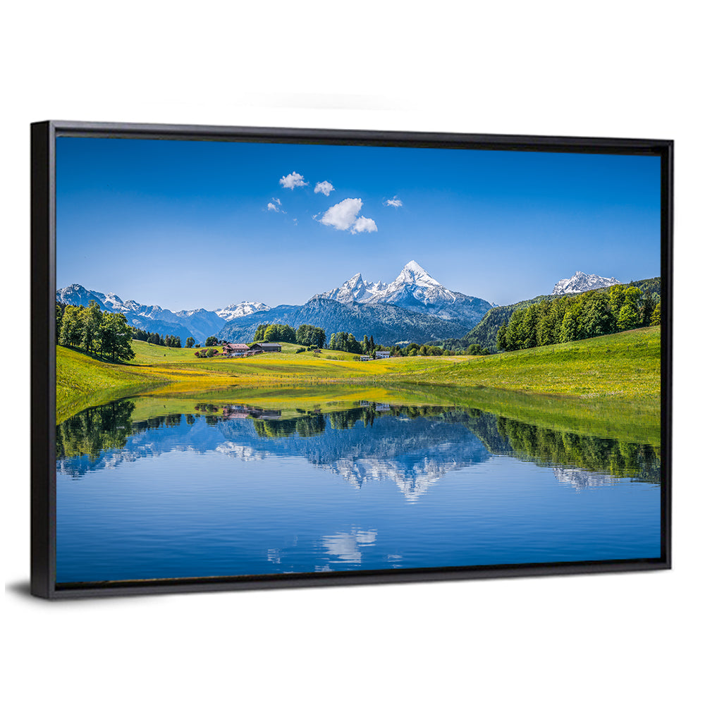 Watzmann Summer Reflection Wall Art