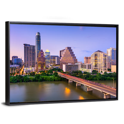 Austin Skyline Over Lady Bird Lake Wall Art