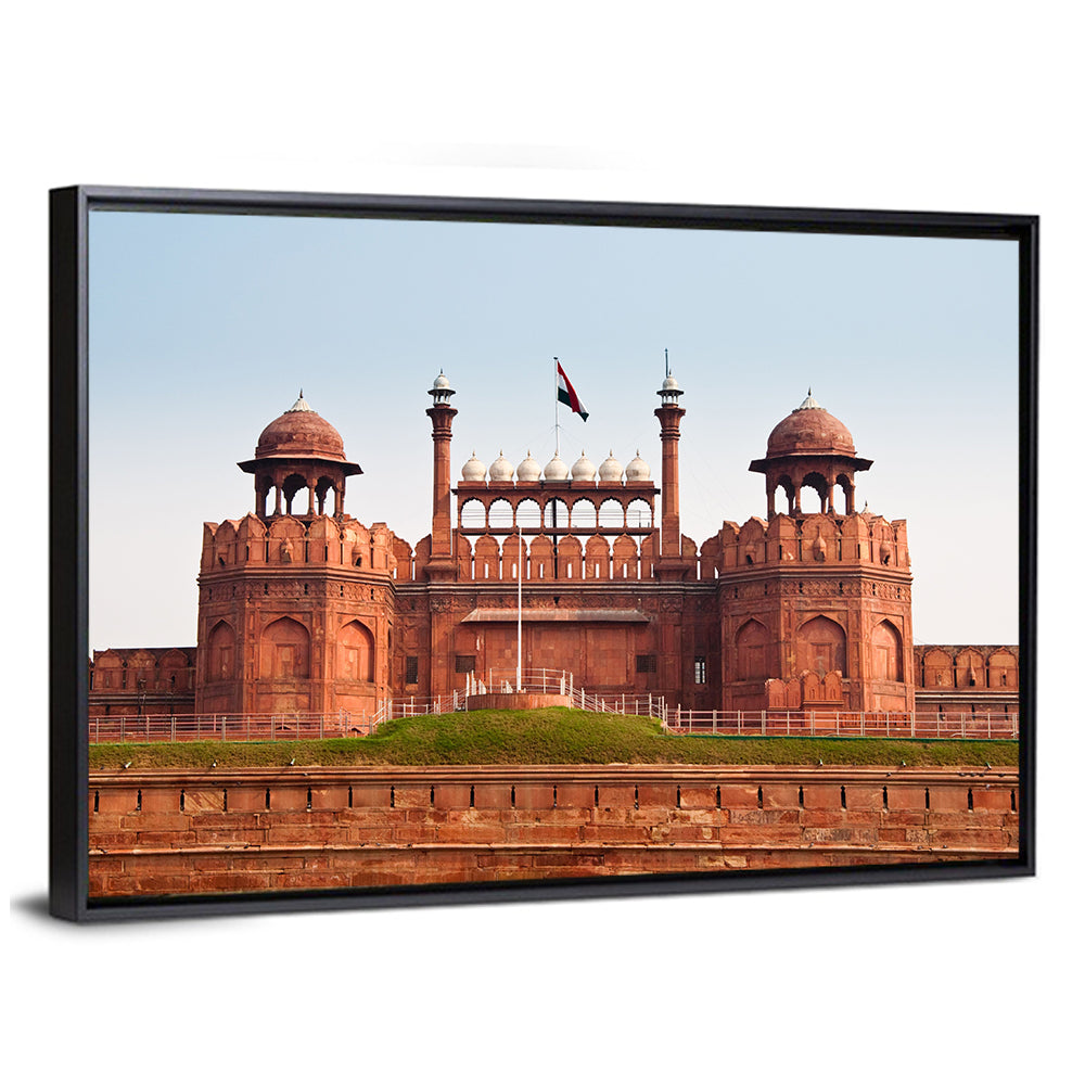 Red Fort Facade in Old Delhi Wall Art