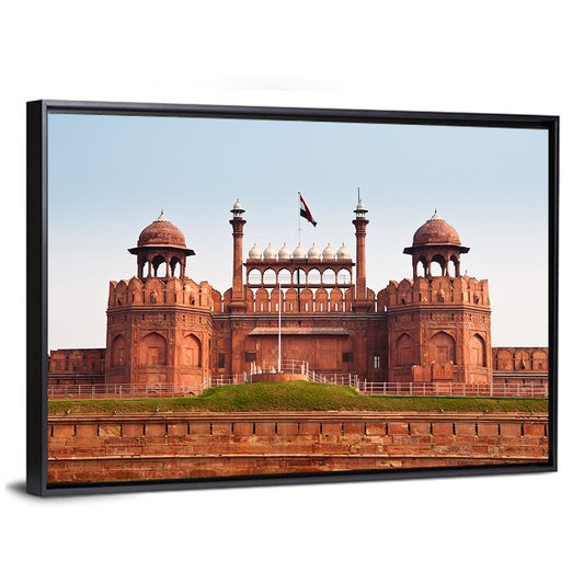 Red Fort Facade in Old Delhi Wall Art