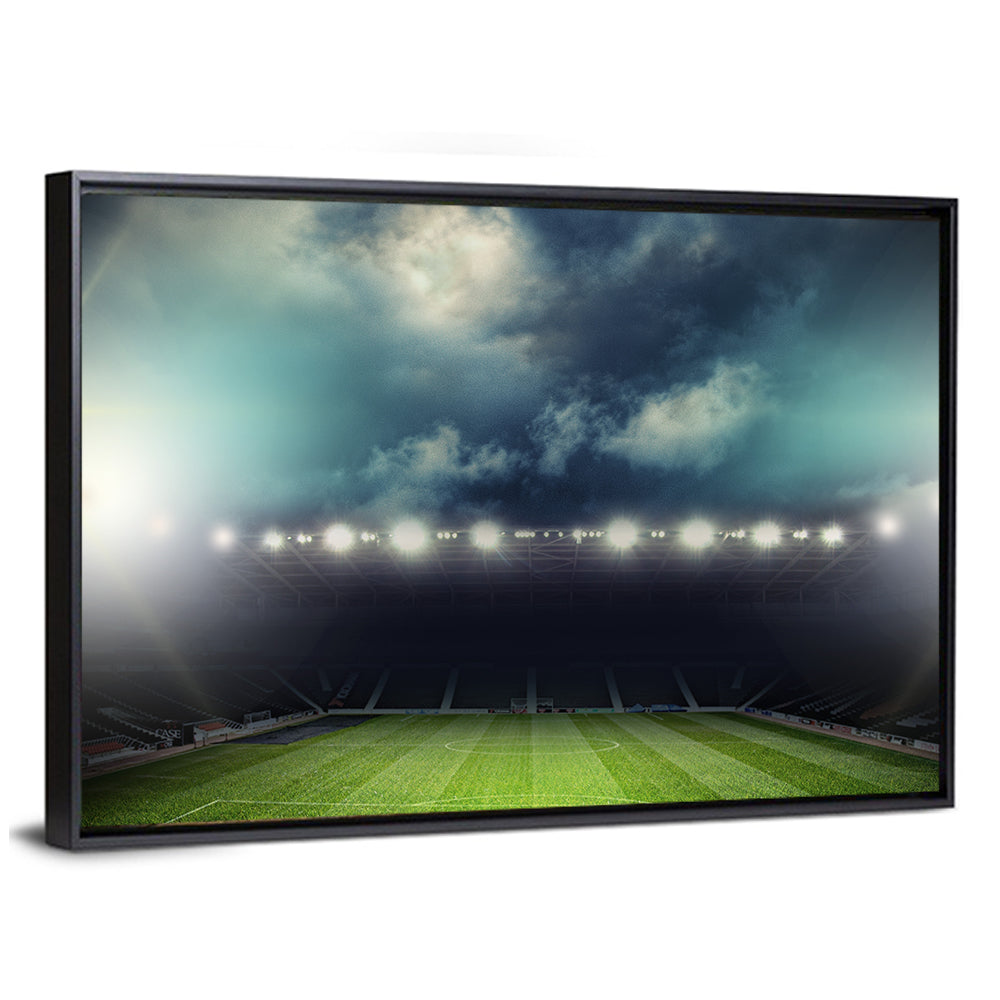 Stadium Under Floodlights Wall Art