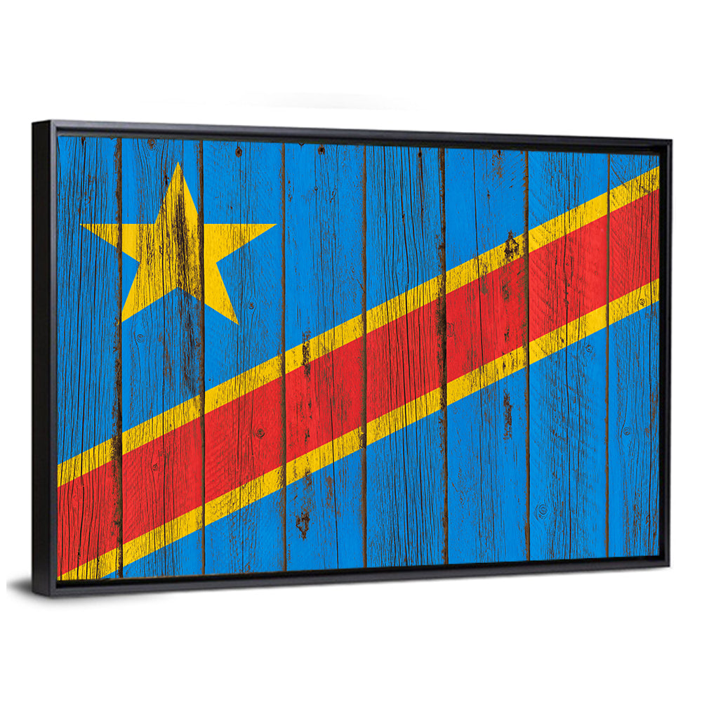 Democratic Republic of the Congo Flag Wall Art