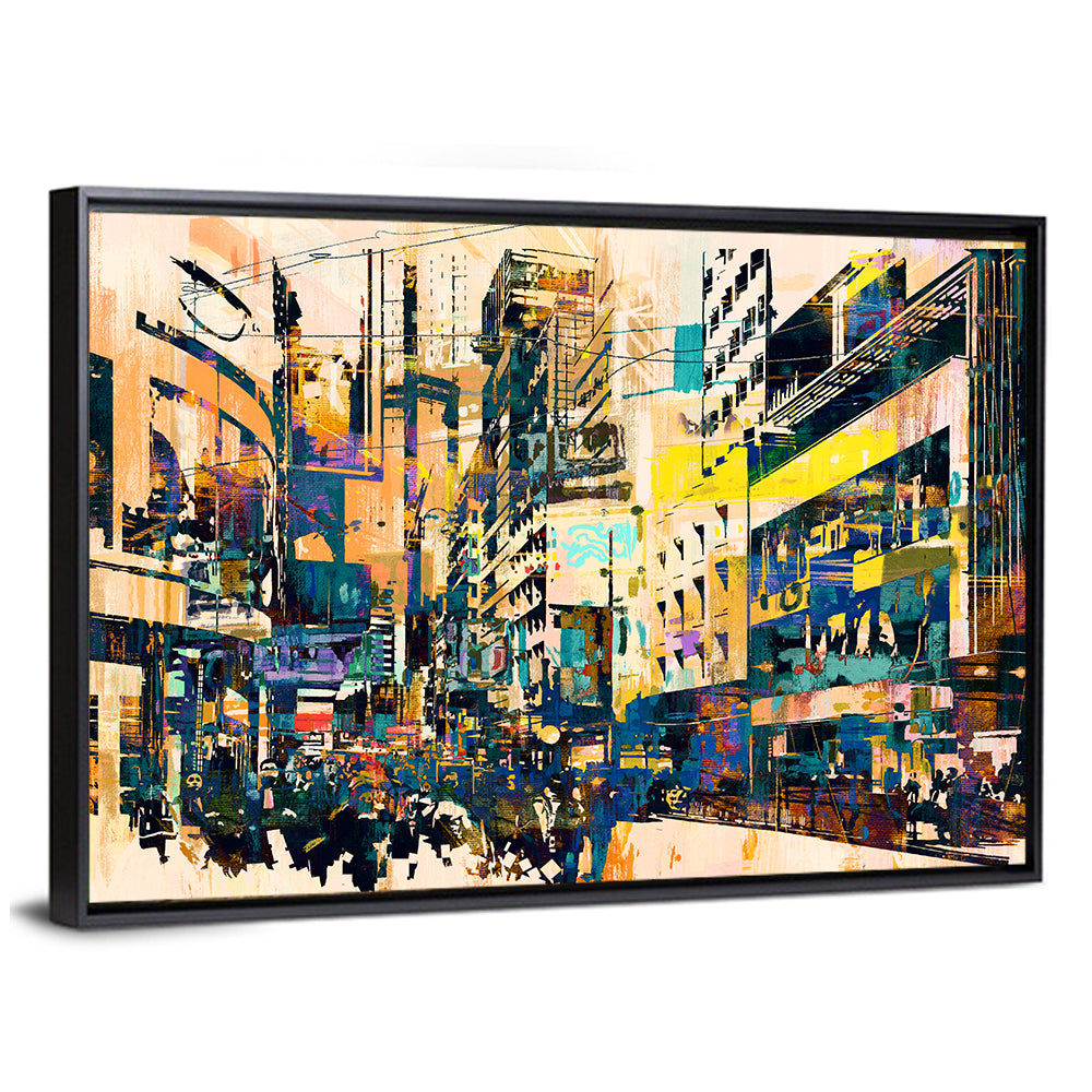 Urban Corridor Abstract Wall Art