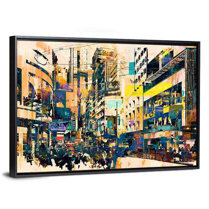 Urban Corridor Abstract Wall Art
