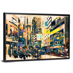 Abstract Of Cityscape Wall Art