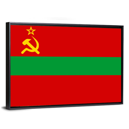 Flag Of Transnistria Wall Art