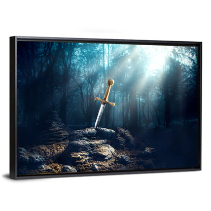 Sword In The Stone Wall Art