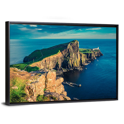 Neist Point Lighthouse Sunset Wall Art