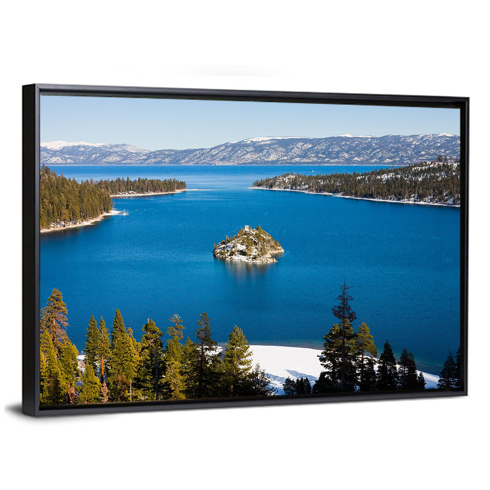 Emerald Bay Winter View Wall Art