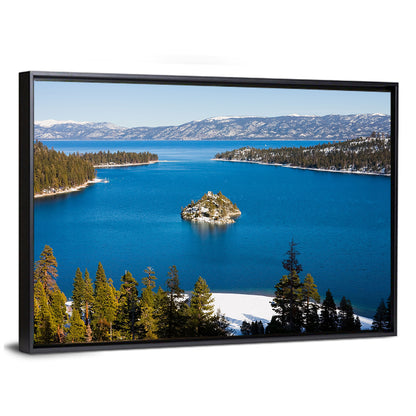 Emerald Bay Winter View Wall Art