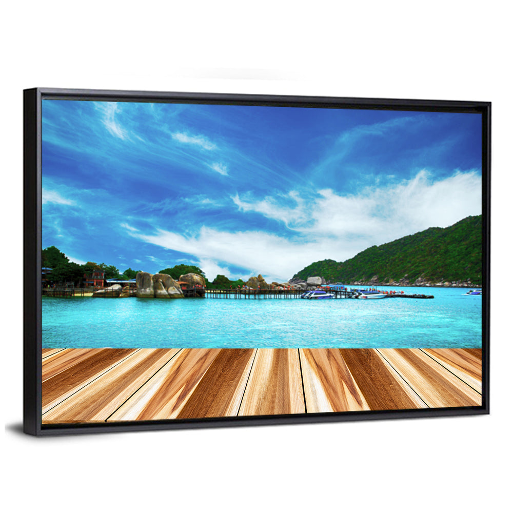 Nang Yuan Island Dock View Wall Art
