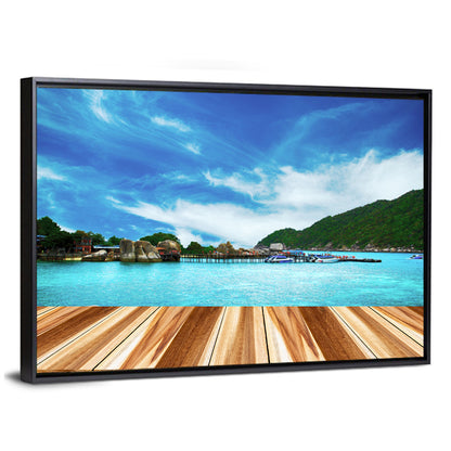 Nang Yuan Island Dock View Wall Art