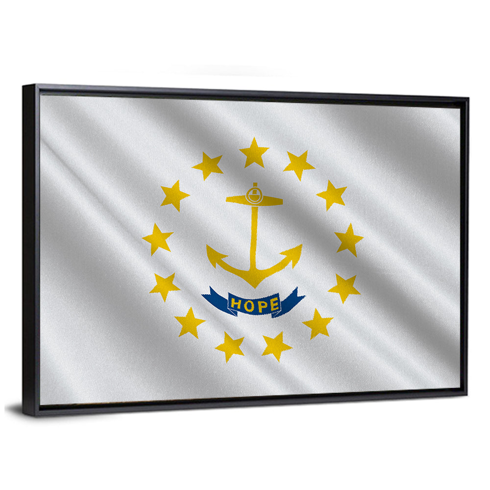 Rhode Island State Flag Wall Art