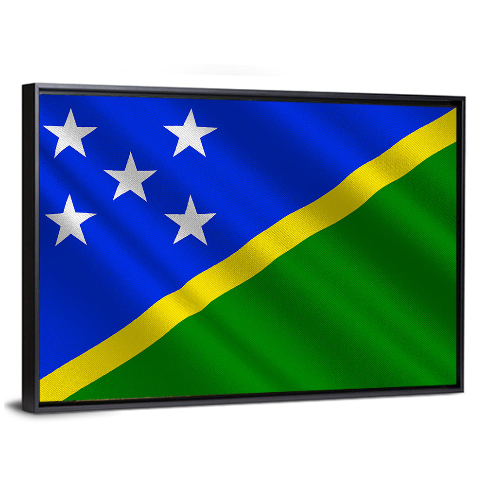 Solomon Islands Flag Wall Art