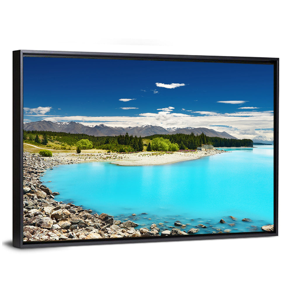 Lake Pukaki Turquoise Vista Wall Art