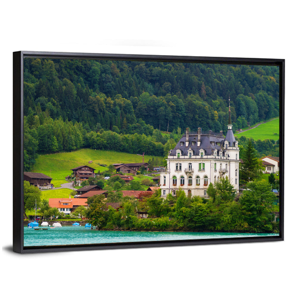 Mansion on Lake Brienz Wall Art