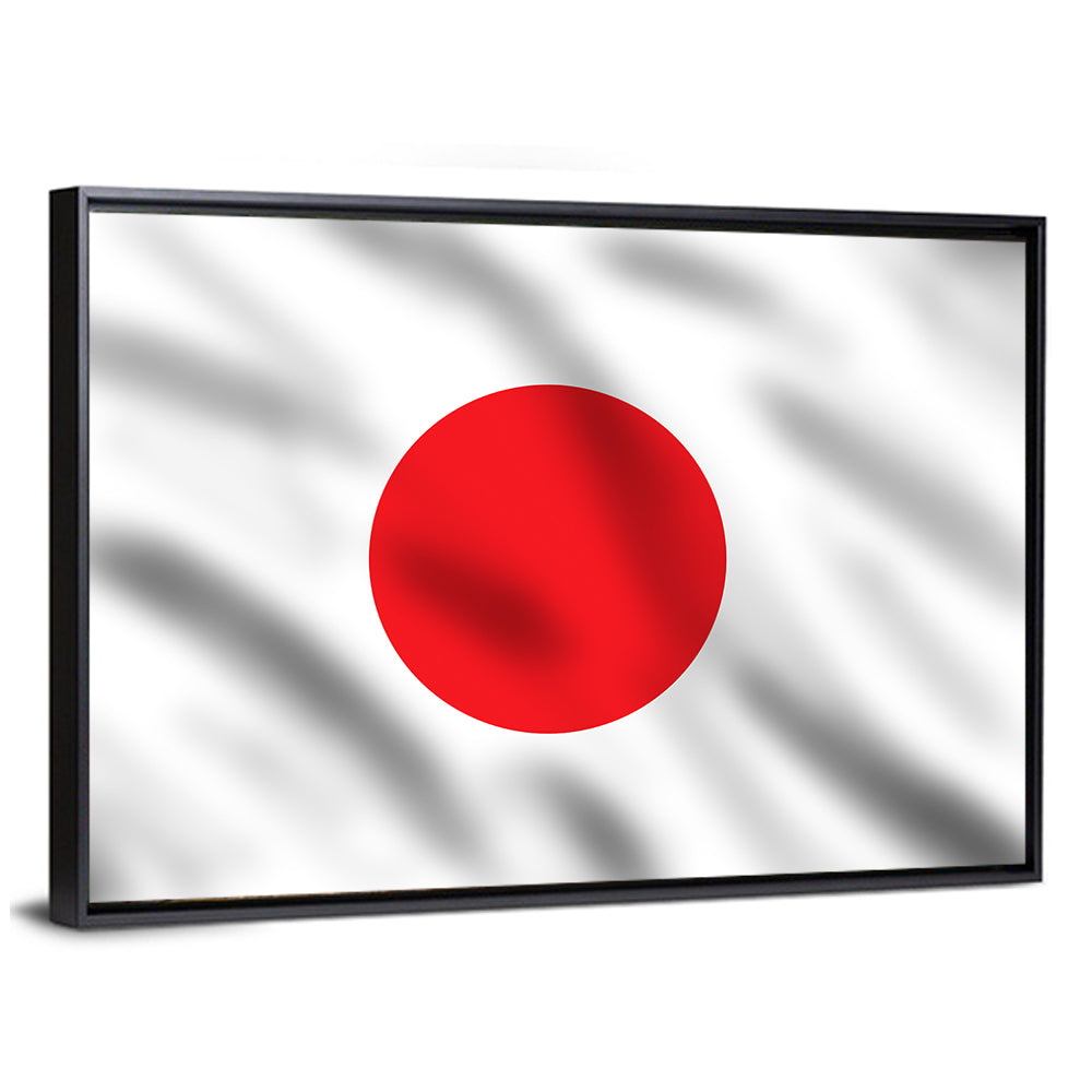 Japanese Flag Circle Study Wall Art