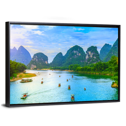 Li River at Yangshuo, Guilin Wall Art