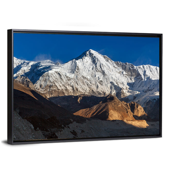 Mount Cho Oyu Nepal Wall Art as a framed canvas
