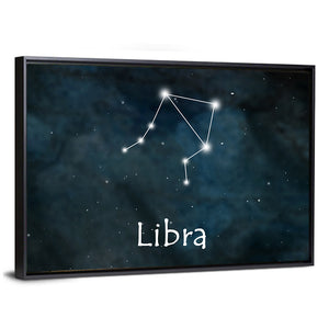 Libra Horoscope Constellation Wall Art