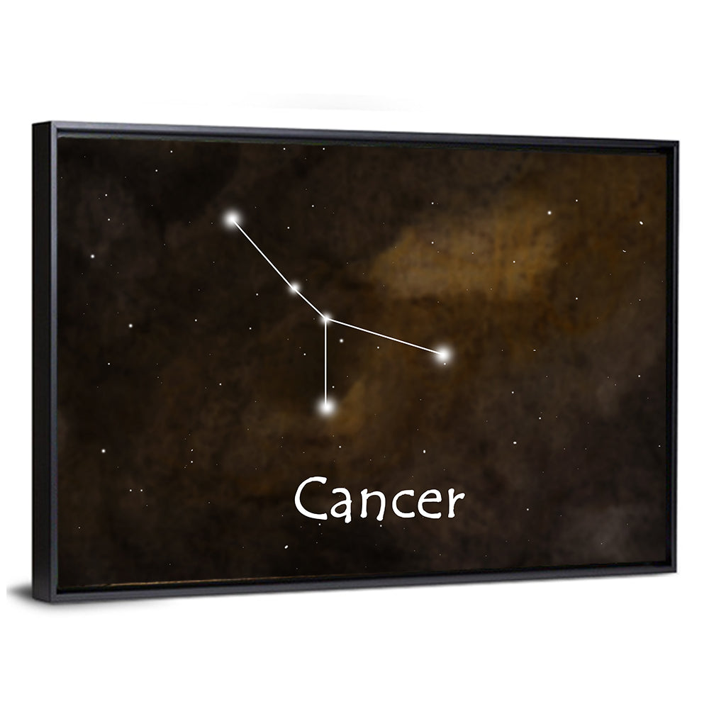 Cancer Zodiac Constellation Wall Art