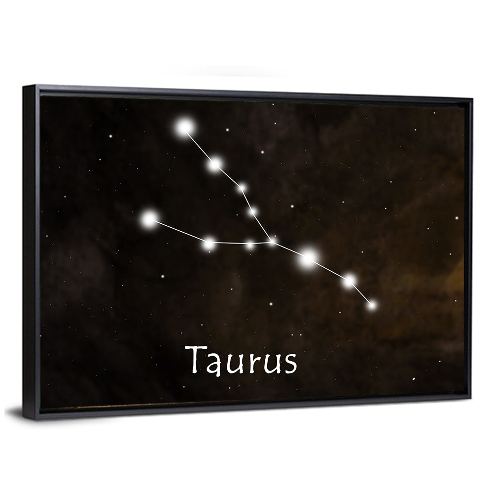 Taurus Constellation Chart Wall Art