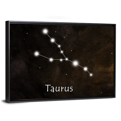 Taurus Constellation Chart Wall Art