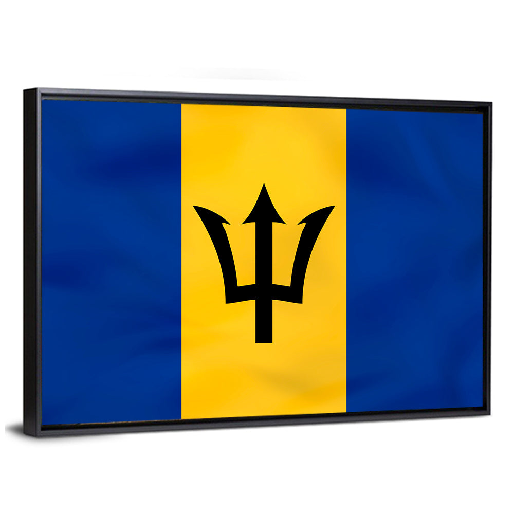 Barbados National Flag Wall Art