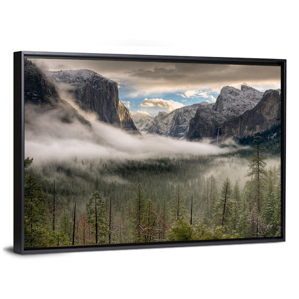 Misty Yosemite Valley Wall Art