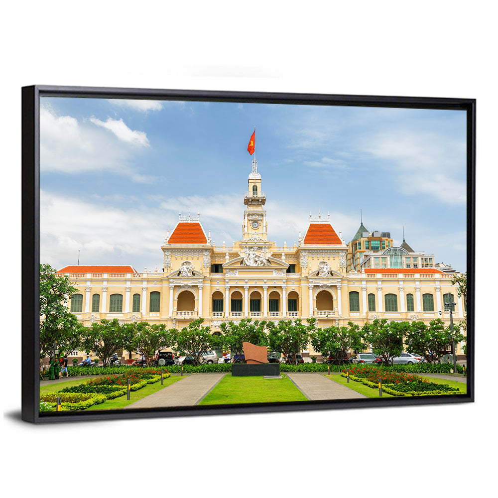 Ho Chi Minh City People's Committee Building Wall Art
