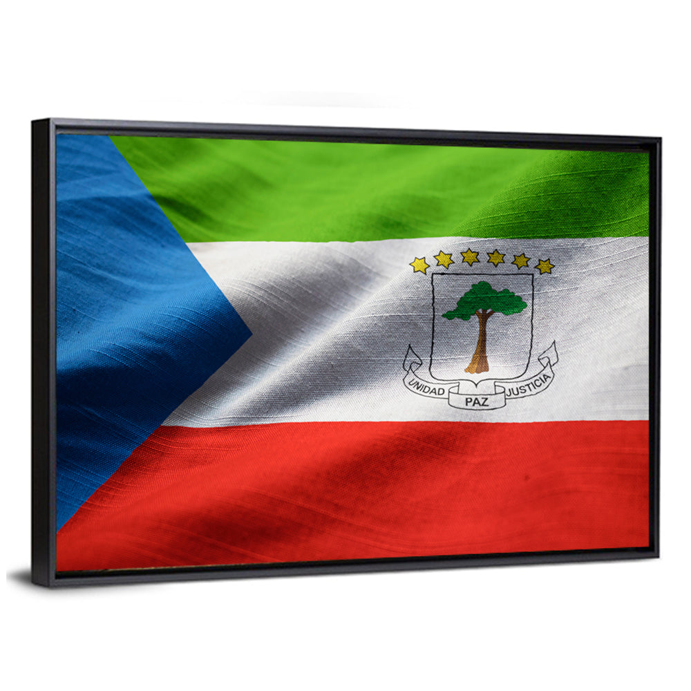 Equatorial Guinea Flag Wall Art