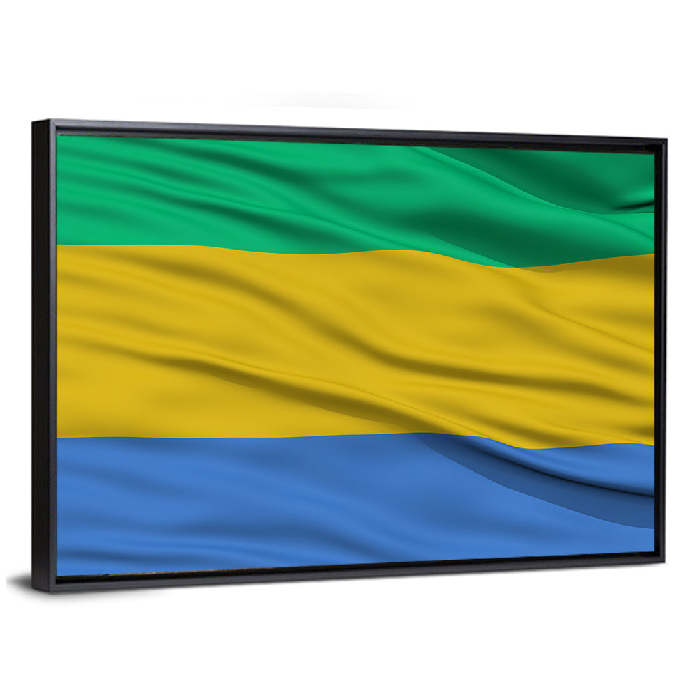 Gabon National Flag Wall Art