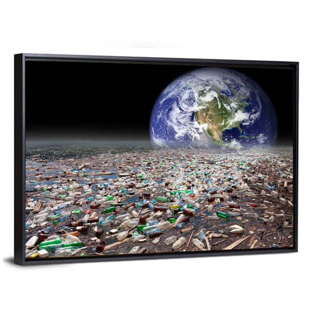 Earth Above Plastic Seas Wall Art