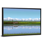 Alpine Lake Reflection Wall Art