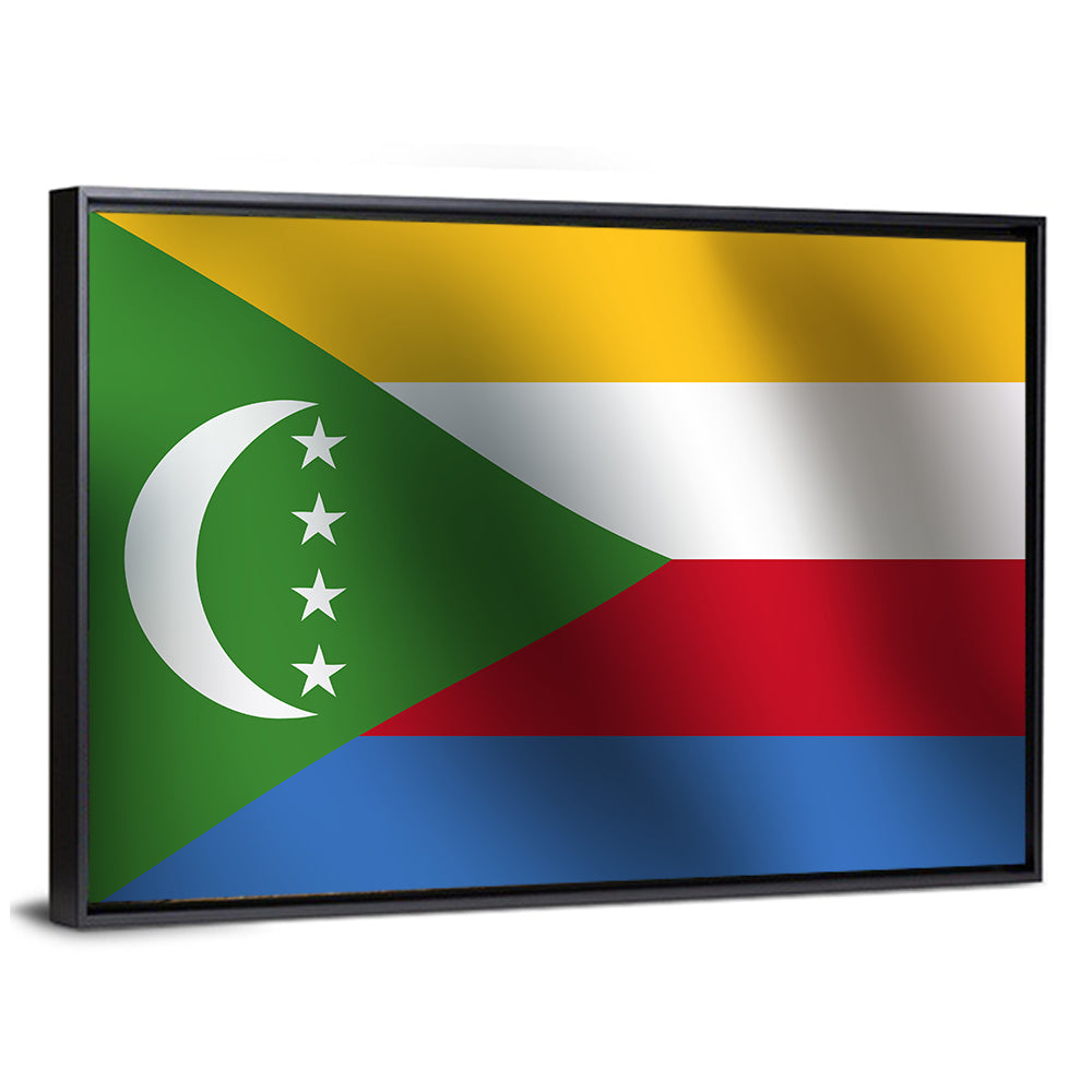 Comoros National Flag Wall Art