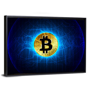 Bitcoin Digital Currency Wall Art